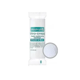 Бинт медицинский эластично фиксирующий medrull ultra-crepp 4 м х 15 см