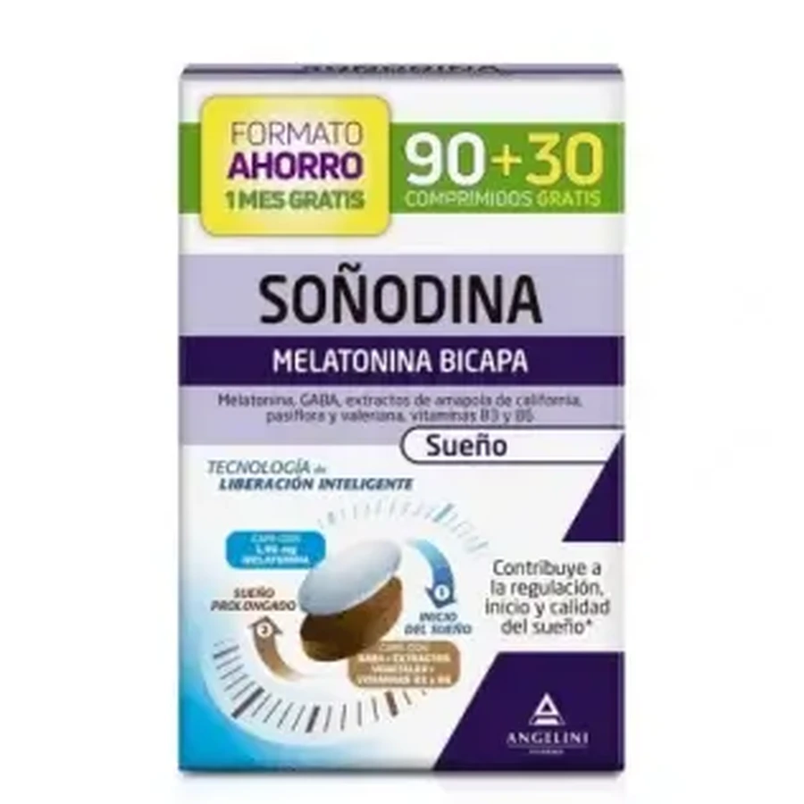 Angelini Bicapa Soñodina 90+30 таб.: ціни та характеристики