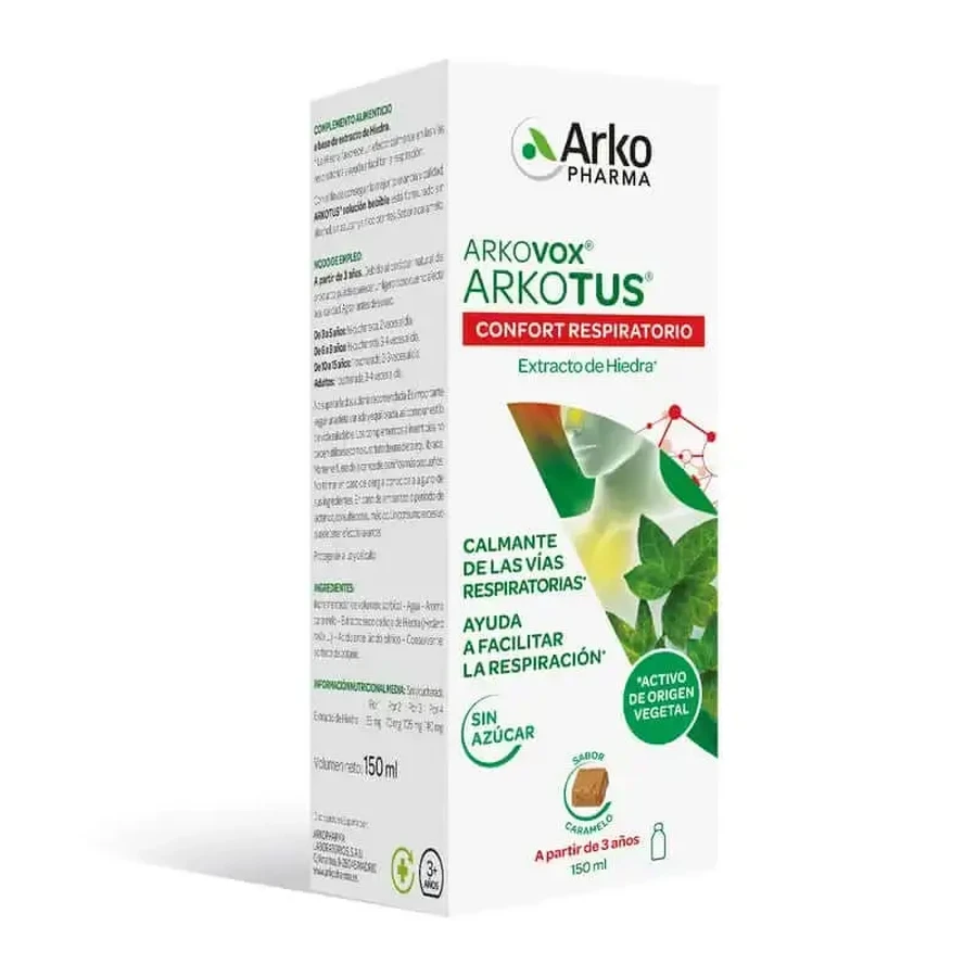 Сироп з екстрактом плюща ArkoTus 150мл: ціни та характеристики