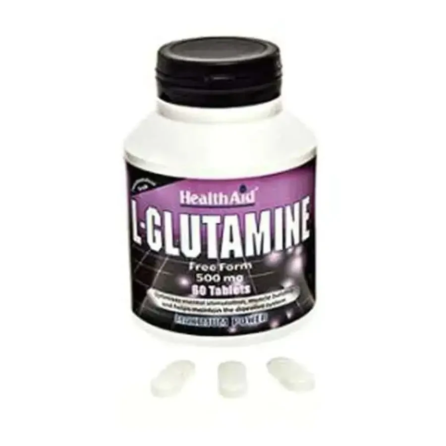 Health Aid L-Glutamine 500Mg 60Comp.: ціни та характеристики