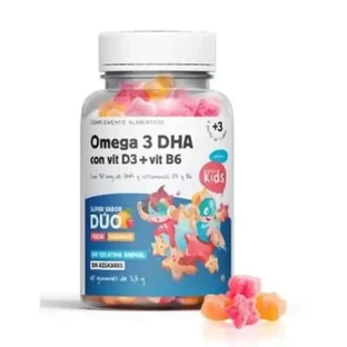 Herbora Senda Дитяча Омега 3 Dha з вітаміном D3 + вітамін B6 60 жувальних цукерок