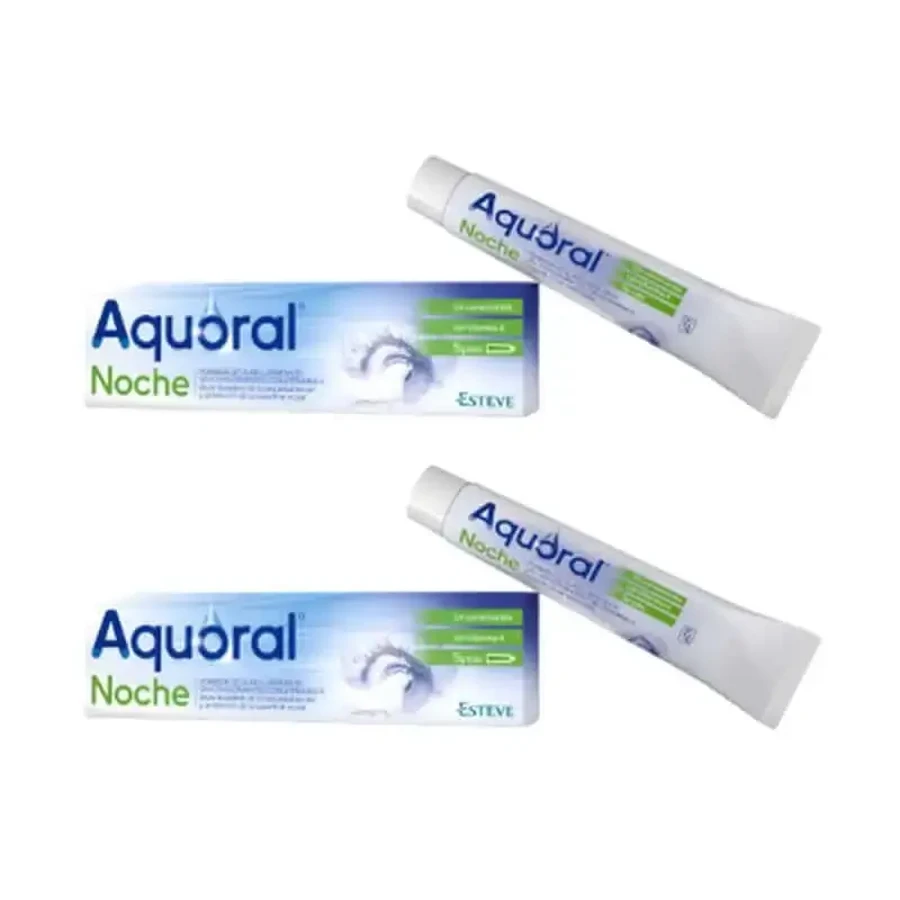 Мазь для змащування очей Aquoral Night Pack, 2 х 5 г: ціни та характеристики