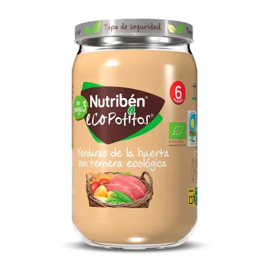 Nutriben Potito Eco Huerto Potito с говядиной 235 G: цены и характеристики