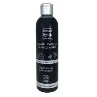 Шампунь Naturabio Cosmetics для сивого та білого волосся Gardenia-Aciano 250 мл