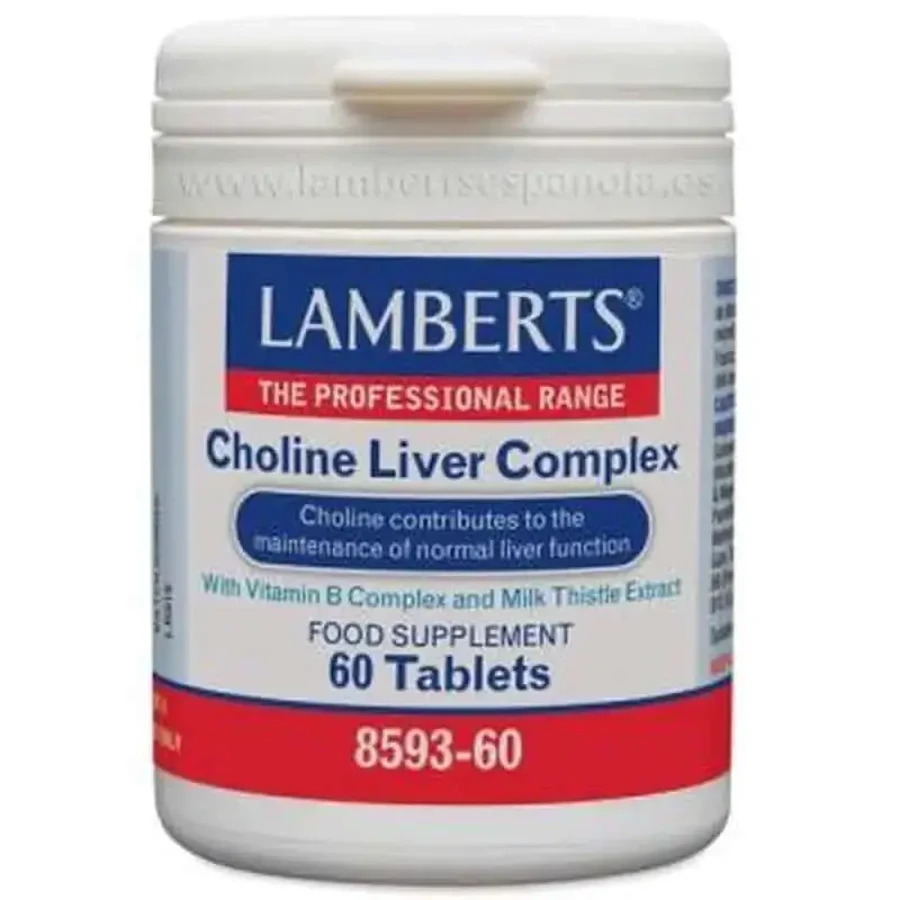 Lamberts Choline Печінковий холіновий комплекс 60 таблеток: ціни та характеристики