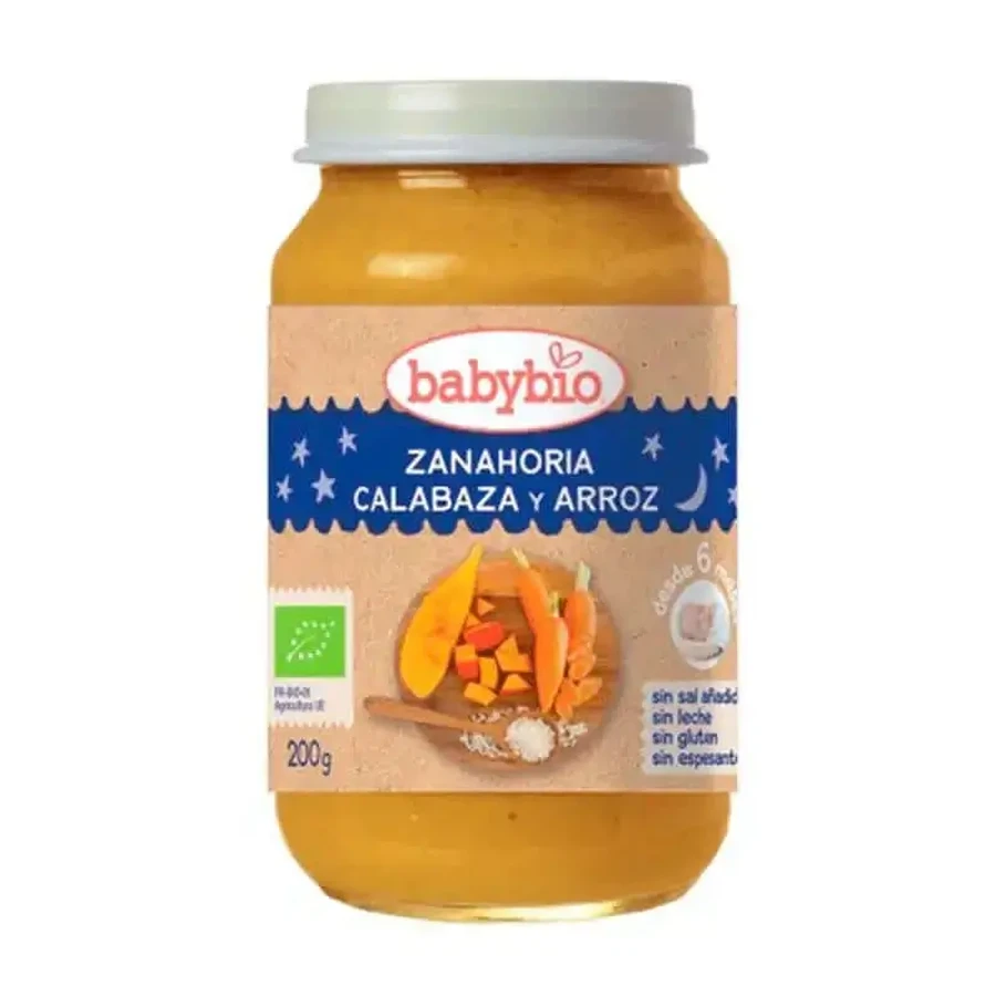 Babybio Goodnight Морковь-Скваша-Рис, 200 г: цены и характеристики