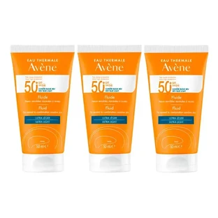 Avene Сонцезахисний флюїд Spf50+, 3 x 50 мл