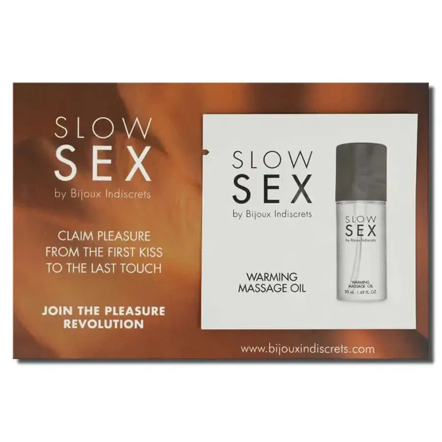 Bijoux Slow Sex Warming Massage Oil 2 Ml: цены и характеристики