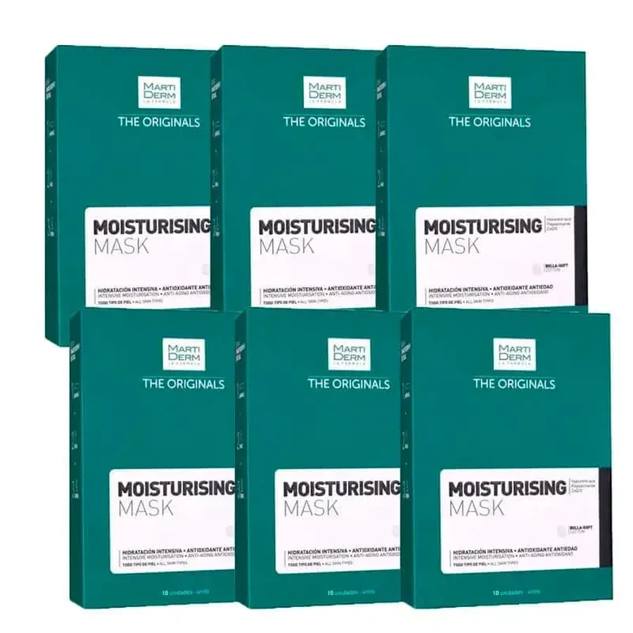 Martiderm Moisturising Mask Інтенсивна зволожуюча маска, упаковка 6 х 10: ціни та характеристики