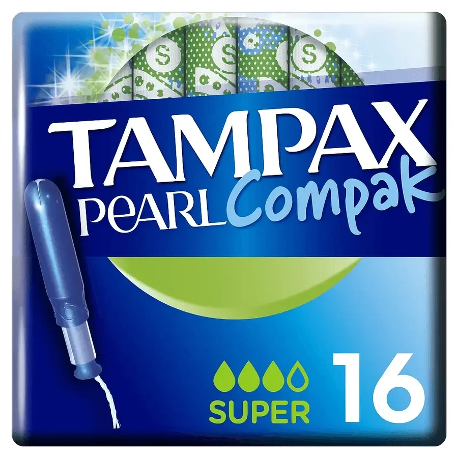 Tampax Pearl Compak Super 16u: ціни та характеристики