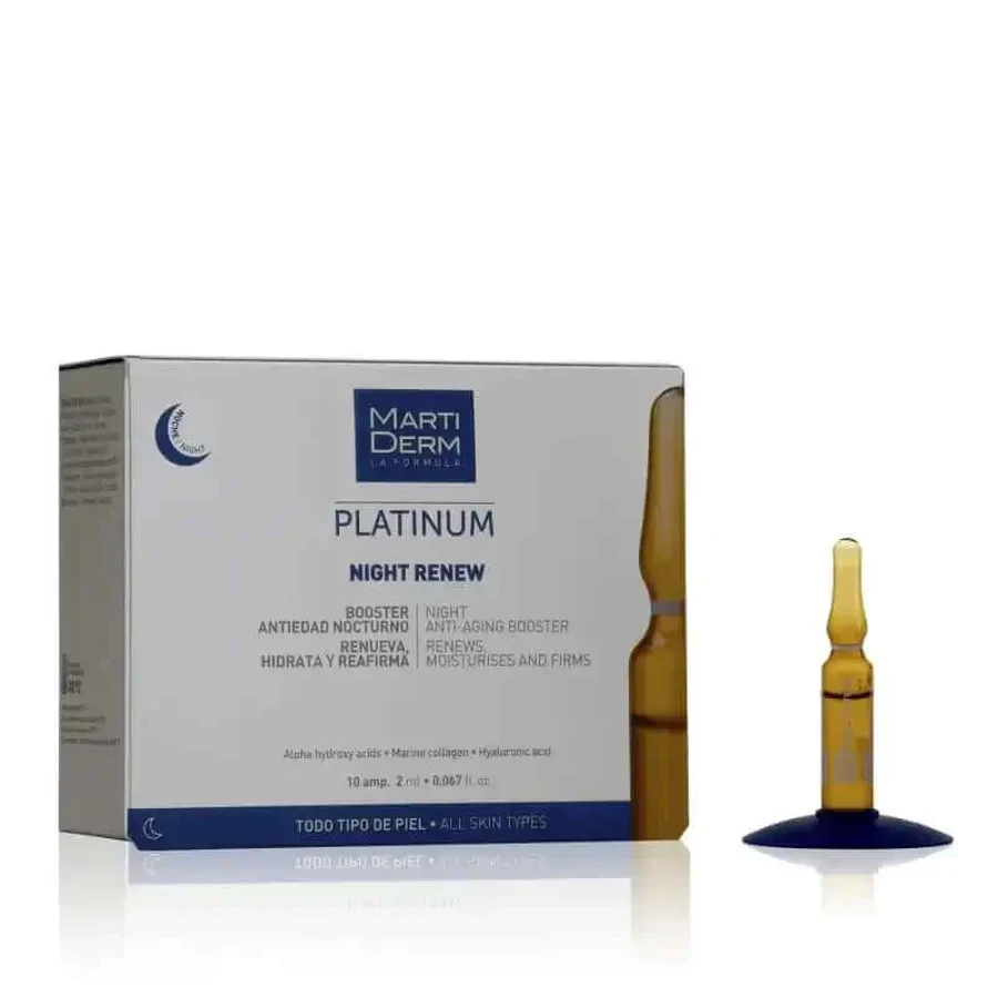Martiderm Platinum Night Renew Ампули для нічного оновлення, 10 ОД х 2 мл: ціни та характеристики