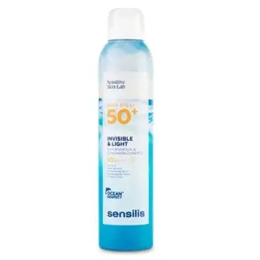 Спрей для тіла Sensilis для чутливої шкіри SPF 50+ Invisible Anti-Aging Light 200 мл: ціни та характеристики