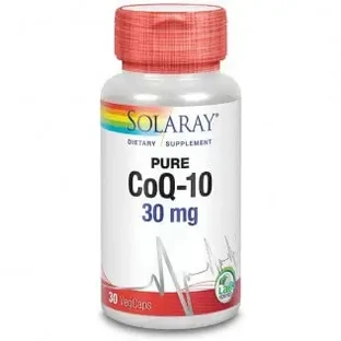 Solaray Pure Coenzyme Q10 30mg 30 Veg Caps