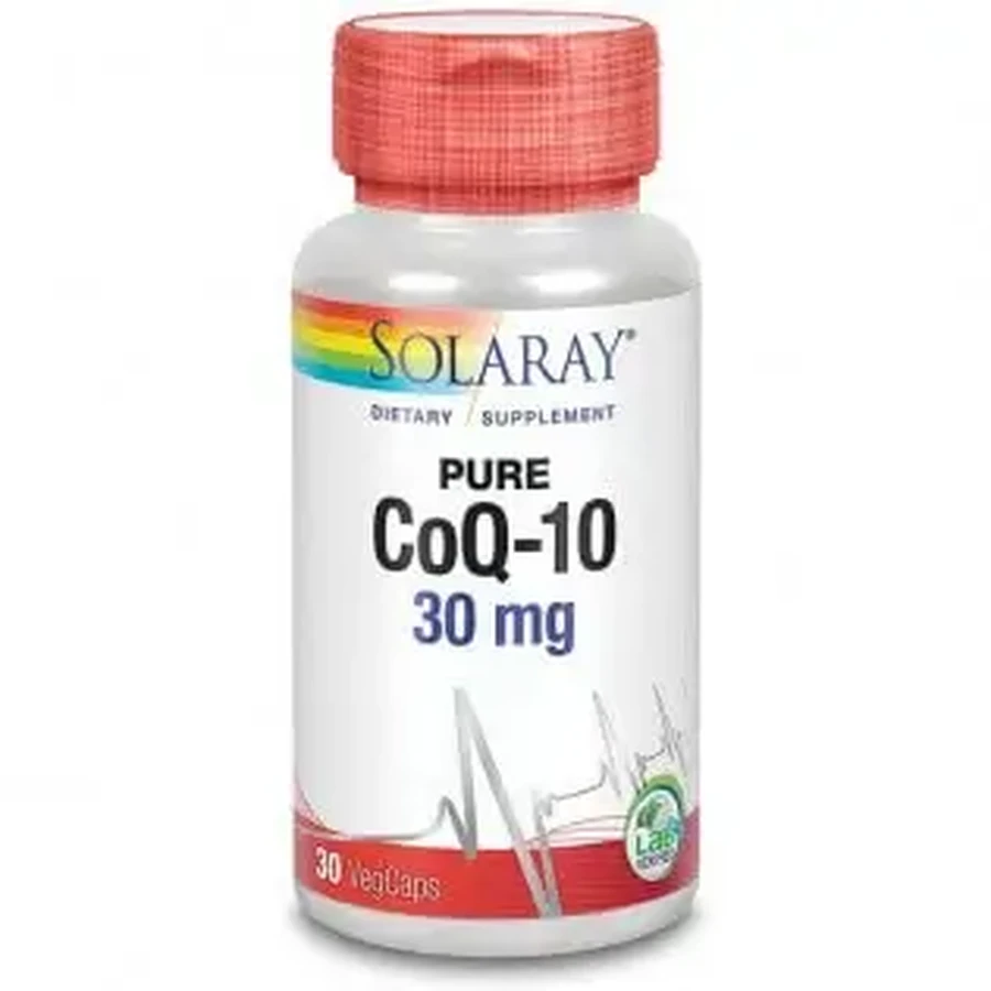 Solaray Pure Coenzyme Q10 30mg 30 Veg Caps: цены и характеристики