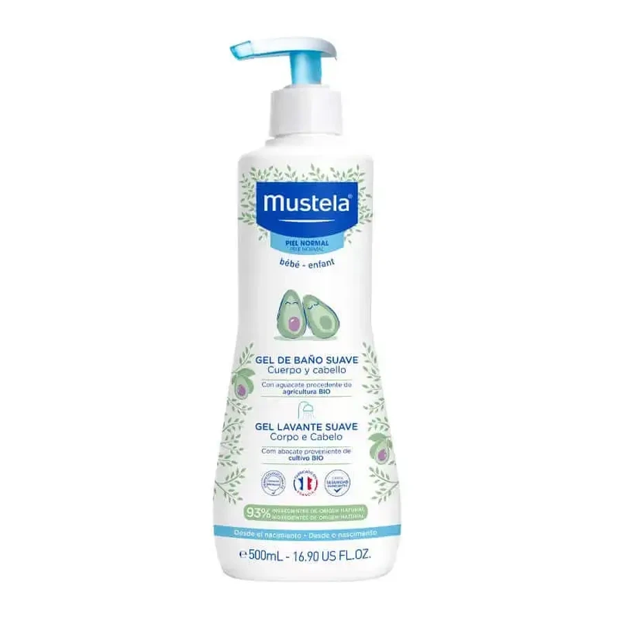 Mustela Baby Ніжний очищувальний гель 500 мл: ціни та характеристики