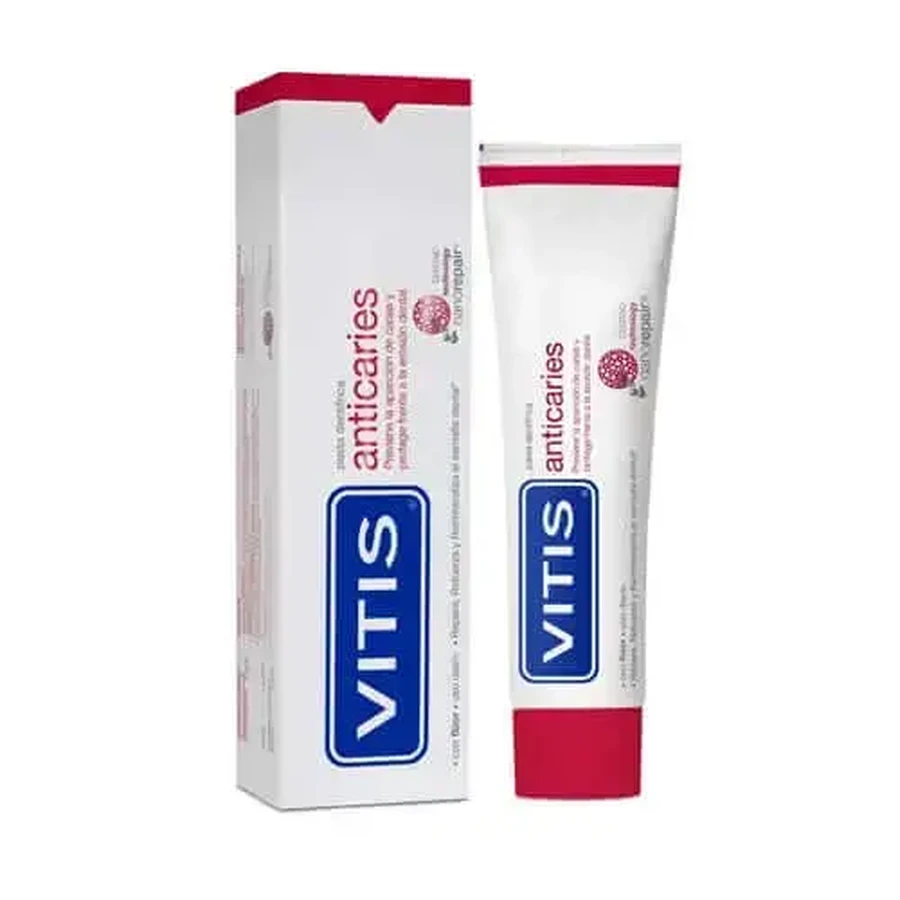 Зубная паста Vitis Anticaries, 100 мл: цены и характеристики