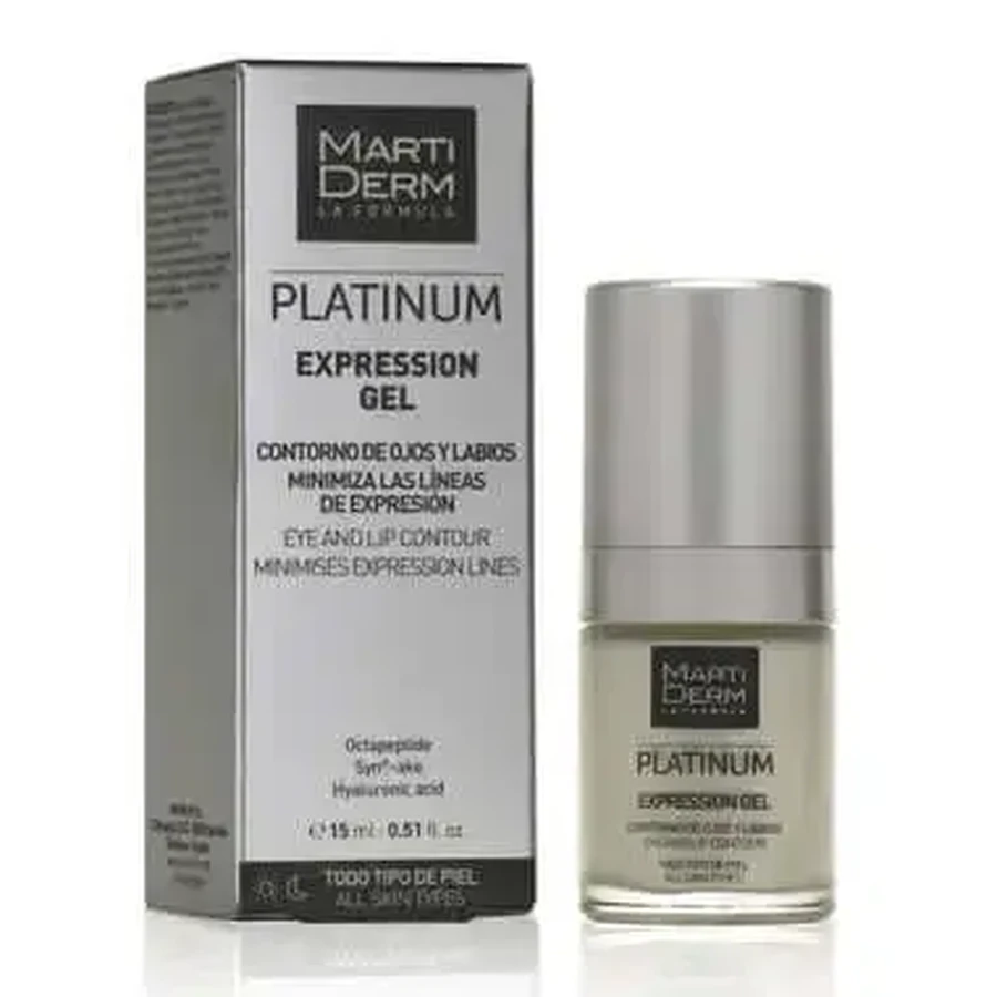 Martiderm Platinum Expression Розгладжувач зморшок навколо очей та контуру губ 15 мл: ціни та характеристики