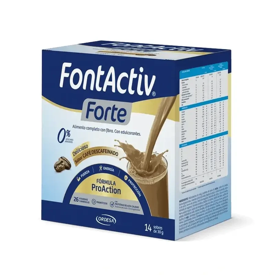 Ordesa FontActiv Forte Пищевая добавка со вкусом кофе 14 x 30 г: цены и характеристики