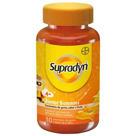 Supradyn Gummies Junior Детские витамины роста 30 жевательных конфет: цены и характеристики