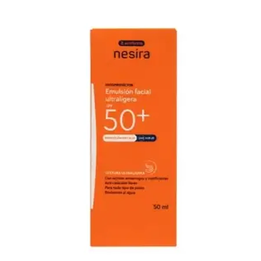 Acofarma Nesira Solar SPF 50+ Ультралегкая эмульсия для лица 50 мл: цены и характеристики