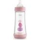 Chicco Пластиковая бутылочка с силиконовой соской Perfect5 Pink 4M+ Быстрый поток 300 мл