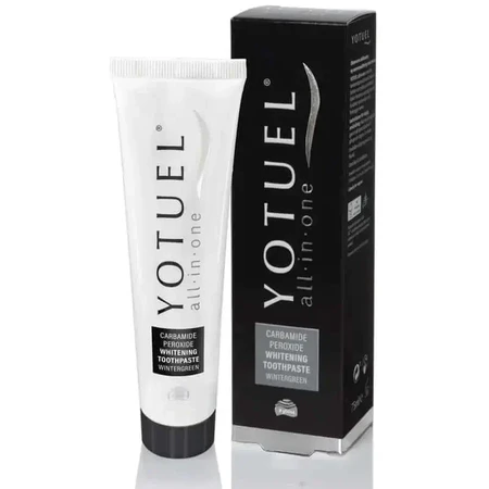 Відбілююча зубна паста Yotuel All In One Wintergreen, 75 мл: ціни та характеристики
