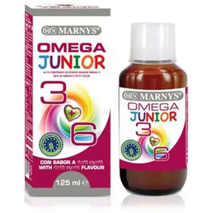 Marnys Omega 3 & 6 Junior Syrup 125Ml.: цены и характеристики