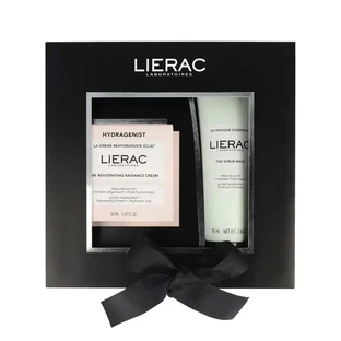 Lierac Hydragenist Подтягивающий осветляющий крем + отшелушивающая маска, 125 мл