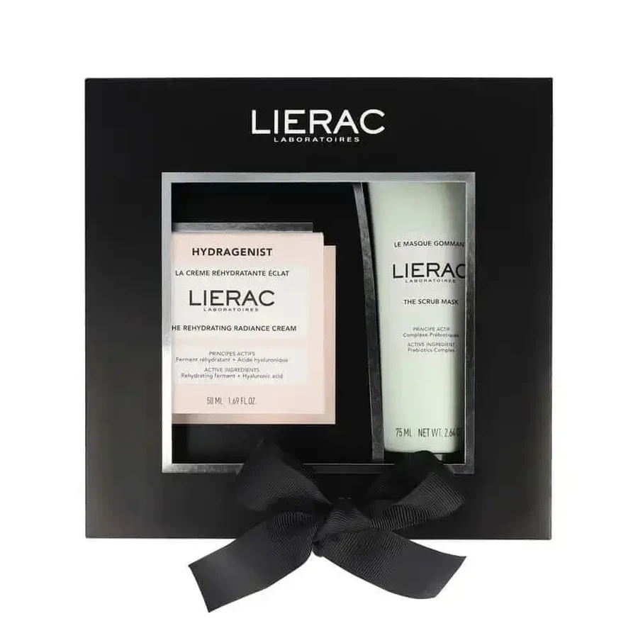 Lierac Hydragenist Подтягивающий осветляющий крем + отшелушивающая маска, 125 мл: цены и характеристики