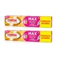 Крем для фіксації зубних протезів Corega Duplo Max Fixing + Comfort, 2 х 70 г