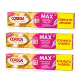 Крем для фіксації зубних протезів Corega Triplo Max Fixation + Comfort, 3 x 70 г