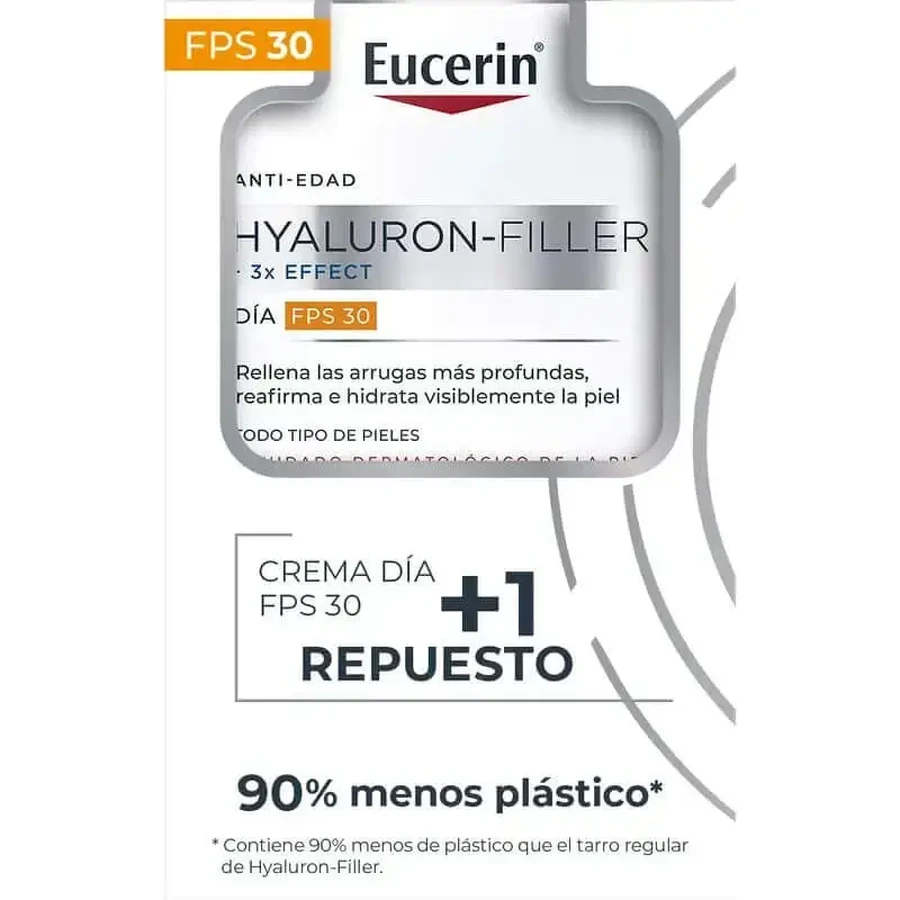 Eucerin Anti-Ageing Pack Hyaluron Filler Day Fps30, 50Ml + Refill, 50Ml: цены и характеристики