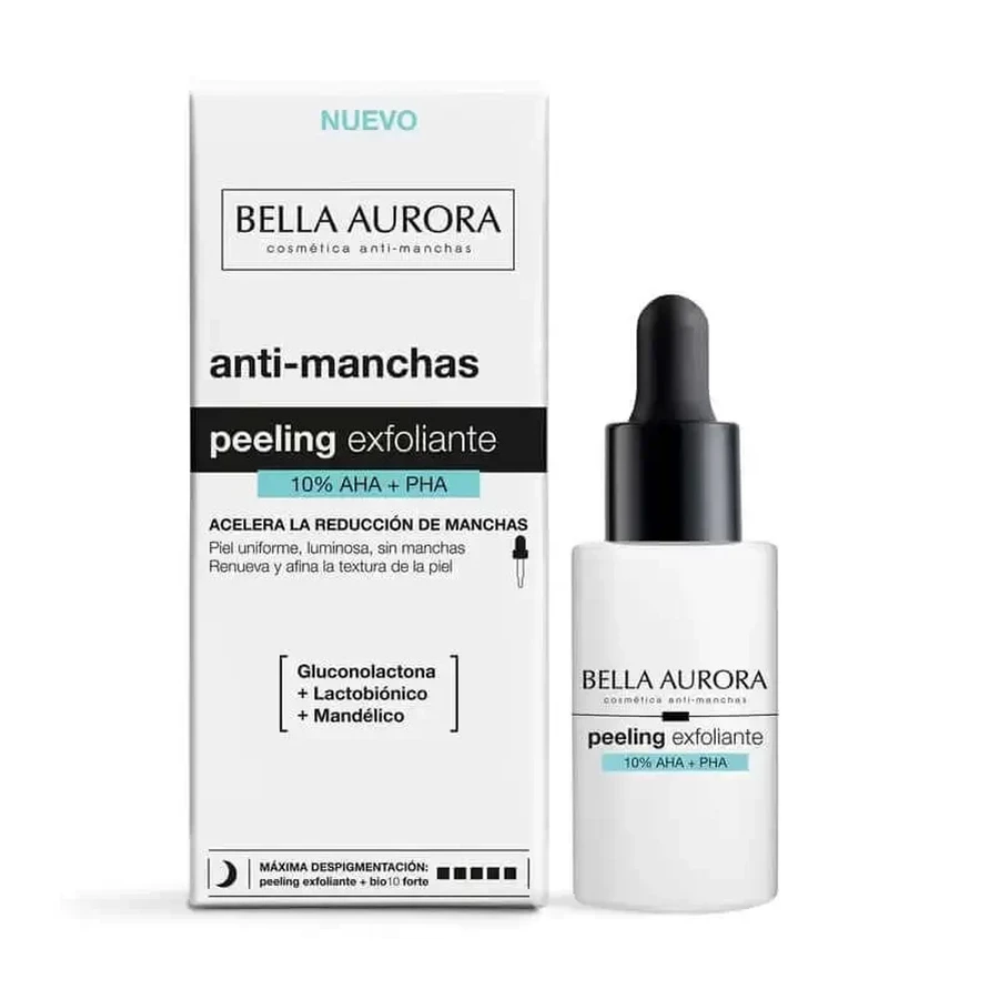 Відлущуючий пілінг Bella Aurora Anti-Blemish Peeling Відлущуючий пілінг 10% Aha + Pha, 20 мл: ціни та характеристики