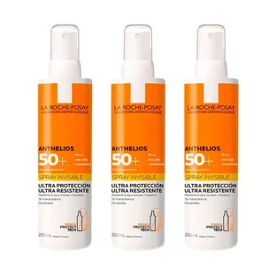 Невидимий спрей La Roche Posay Triplo Anthelios Invisible Spray Spf 50+, 3 x 200 мл