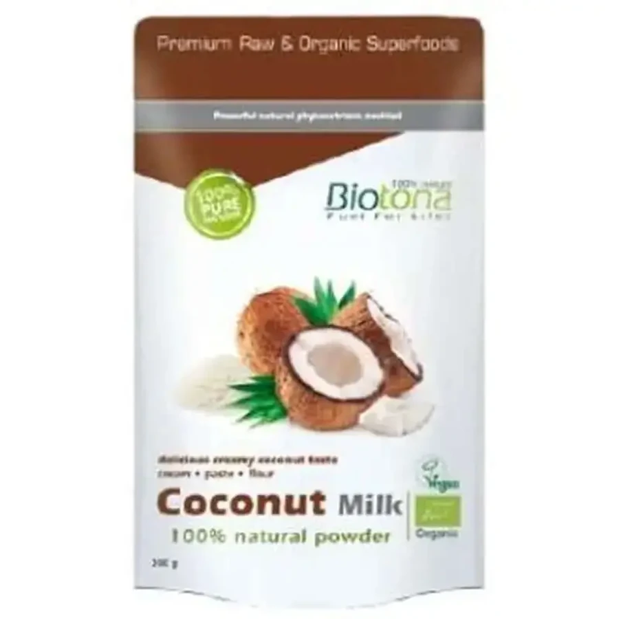 Biotona Кокосове молоко сухе Leche De Coco Natual 200 гр біо: ціни та характеристики