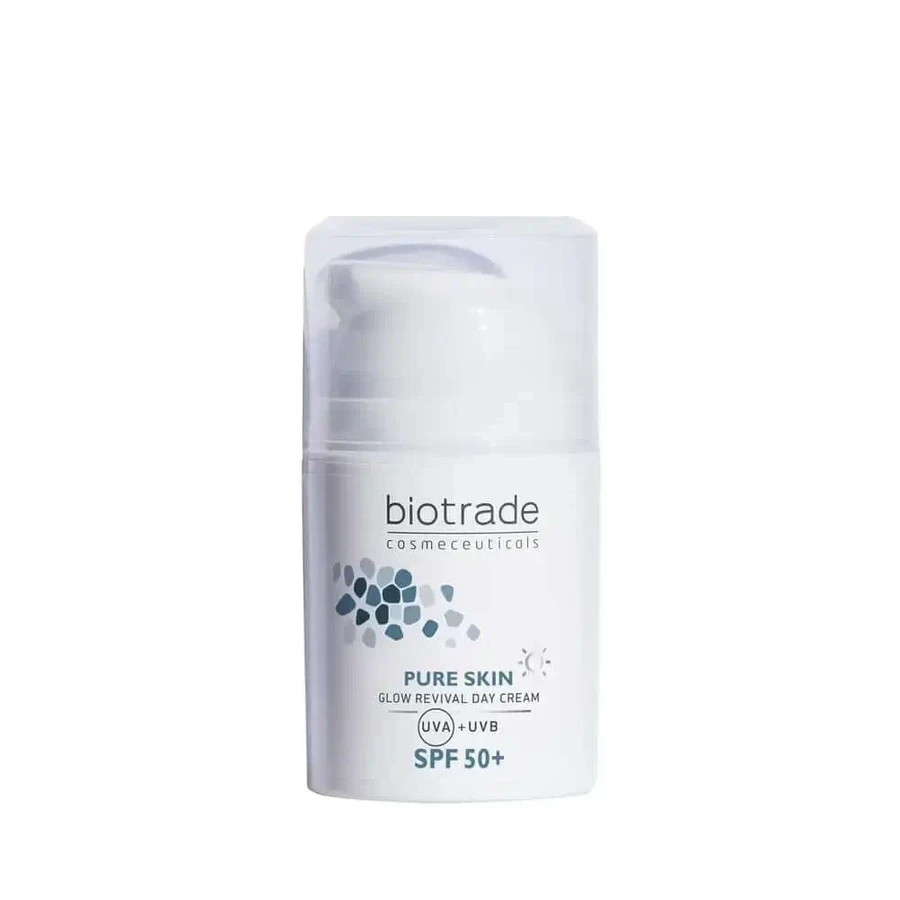 Денний крем для відродження сяйва чистої шкіри Biotrade Pure Skin Glow Revival SPF50, 50 мл: ціни та характеристики