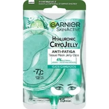 Garnier Tissue Mask Гіалуронове кріо-желе для контуру очей проти втоми Garnier Tissue Mask Гіалуронове кріо-желе для контуру очей проти втоми. 4% гліцерин + ментол + гіалуронова кислота
