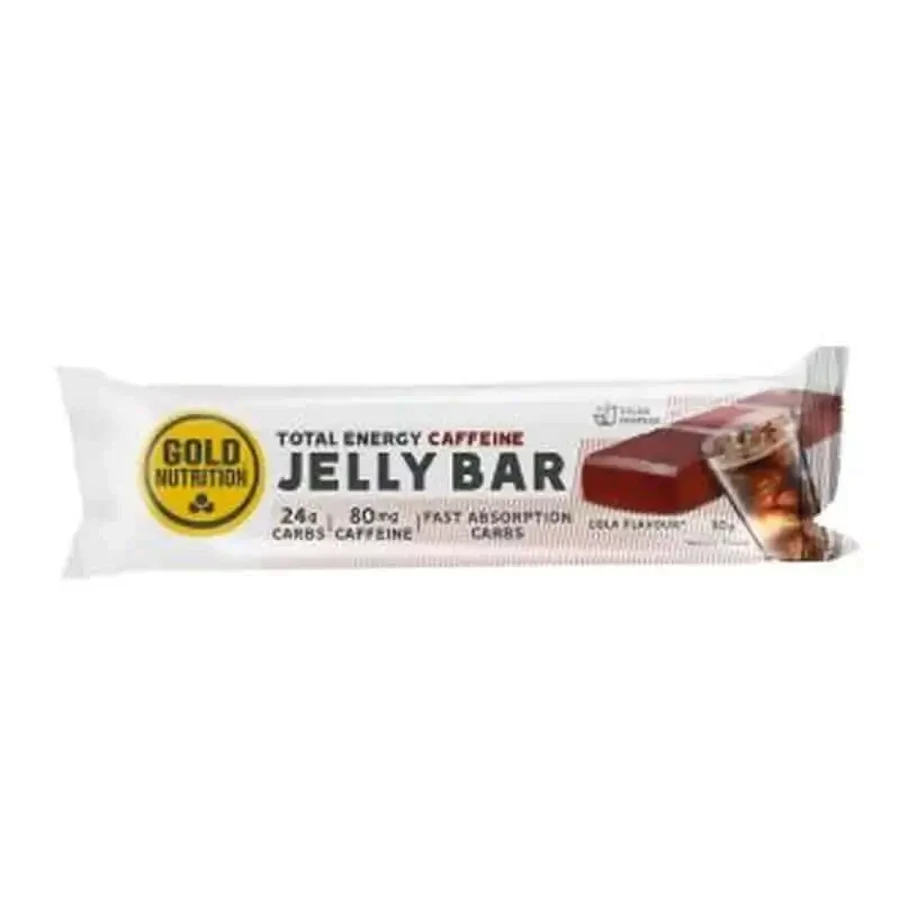 Gold Nutrition Jelly Bar Total Energy Caffeine Cola 15Packs: цены и характеристики