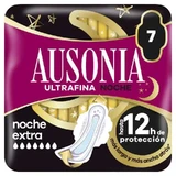 Ультратонкі менструальні прокладки Ausonia Nighttime Extra з крильцями, 7 шт.