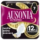 Ультратонкі менструальні прокладки Ausonia Nighttime Extra з крильцями, 7 шт.