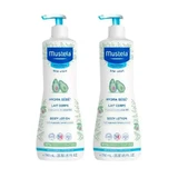 Органічне молочко для тіла Mustela Hydra Baby з авокадо, упаковка 2 х 750 мл