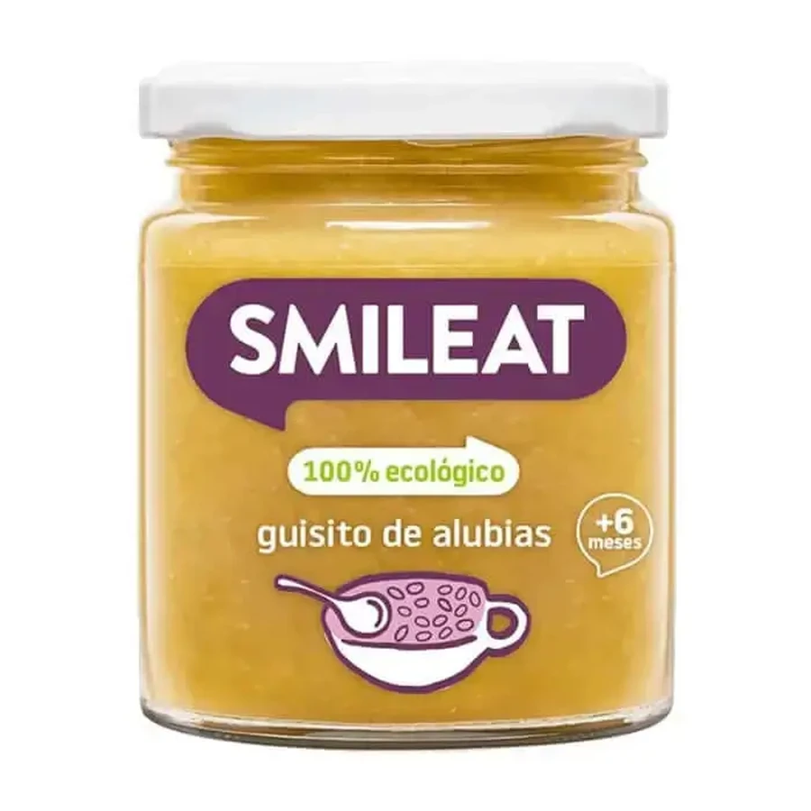 Smileat Квасоля тушкована маленька банка, 230 г: ціни та характеристики