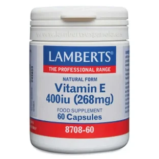 Lamberts Vitamin E 400 Ui, 60 капсул