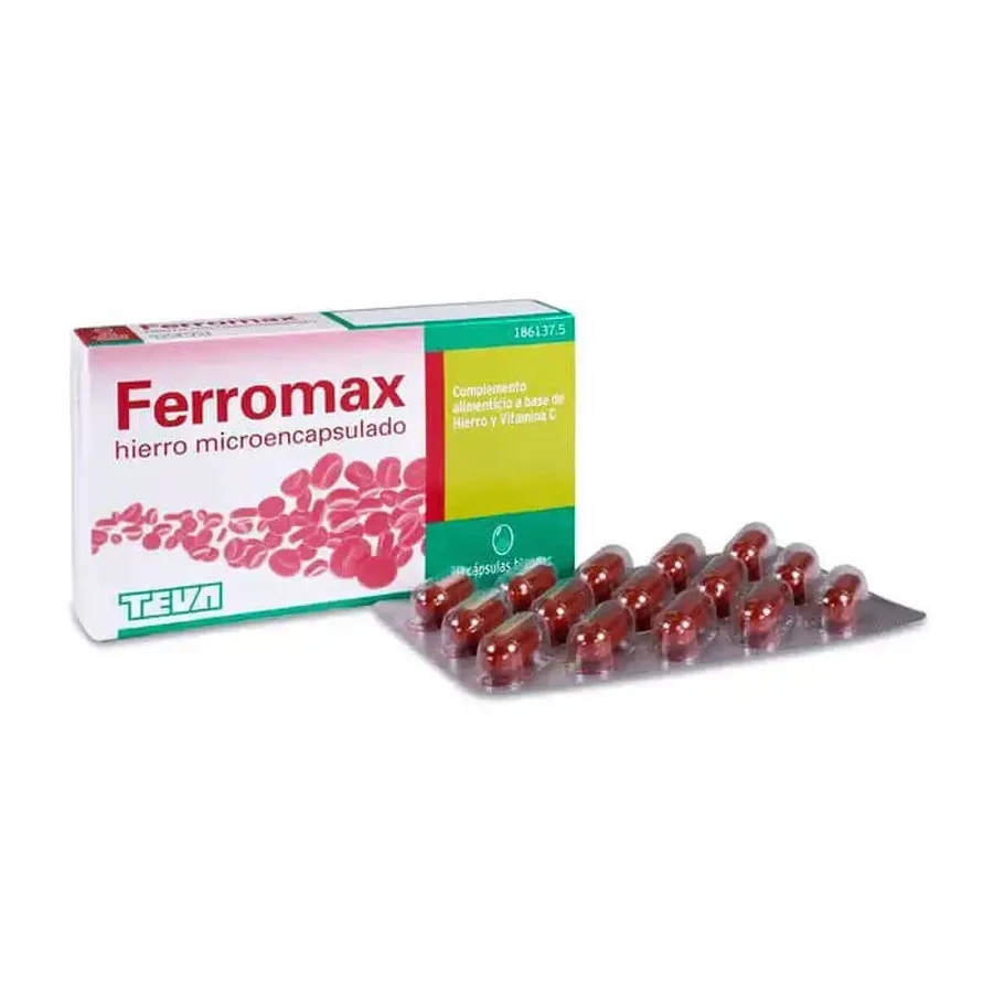 Teva Ferromax Железо микрокапсулированное 30 капсул: цены и характеристики
