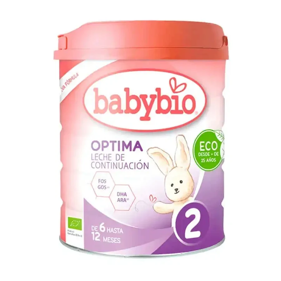 Babybio Optima 2 Коровье молоко 0-6 месяцев, 800 г: цены и характеристики