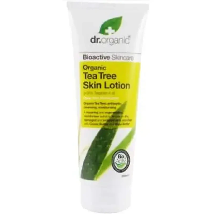 Лосьйон для тіла Dr.Organic Tea Tree для жирної шкіри, 200 мл: ціни та характеристики