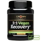 Crown Sport Nutrition 3:1 Vegan Recovery + Chocolate, 750 г (15 порцій)