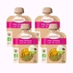 Babybio Пауч Ківі Манго Кокос, упаковка 4 х 90 г