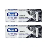 Зубная паста Oral-B с древесным углем, 2X75 мл