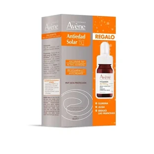 Avene Антивіковий сонцезахисний крем + міні-сироватка з вітаміном С 10 мл